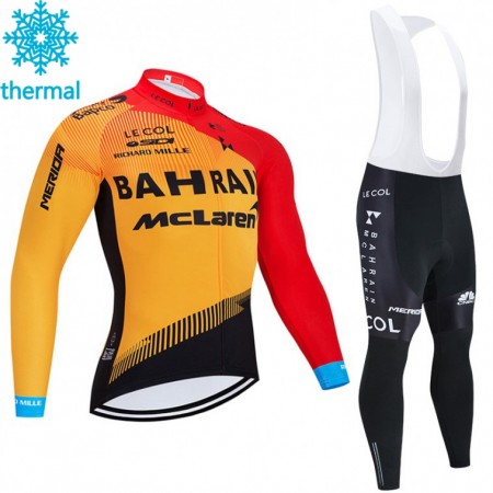 Maillot Cyclisme 2020 Team Bahrain McLaren Hiver Thermal Fleece N001